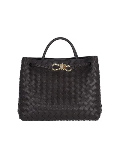 Bottega Veneta Medium Andiamo Bag In Space-vintage