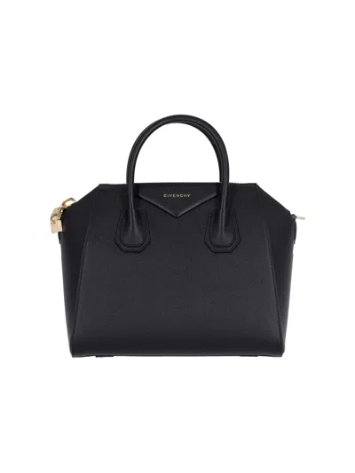 Givenchy 'antigona' Small Handbag In Black  