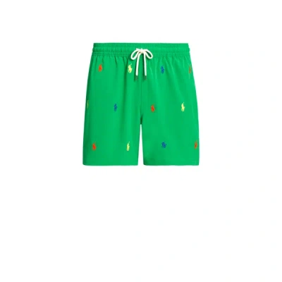Polo Ralph Lauren Polo Pony Swim Shorts In Green