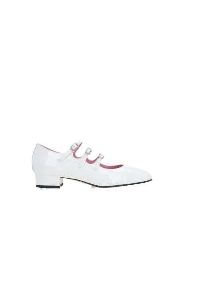 Carel Paris Flat Shoes In White