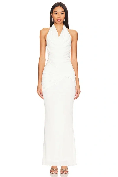 Superdown Dahlia Gown In White