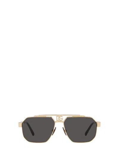 Dolce & Gabbana Eyewear Sunglasses In Gold
