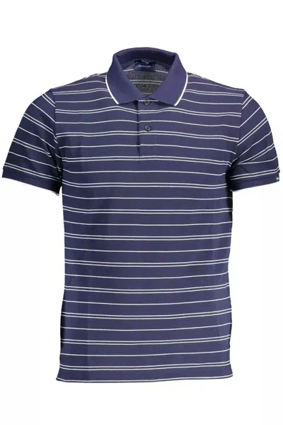 Gant Blue Cotton Polo Shirt