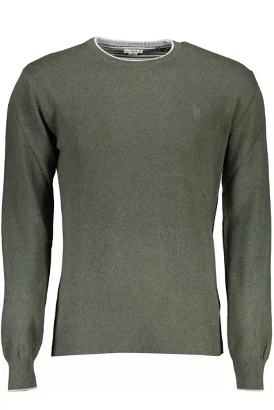 U.s. Polo Assn Green Wool Sweater