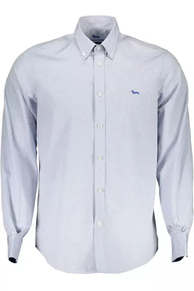 Harmont & Blaine Light Blue Cotton Shirt In Neutral