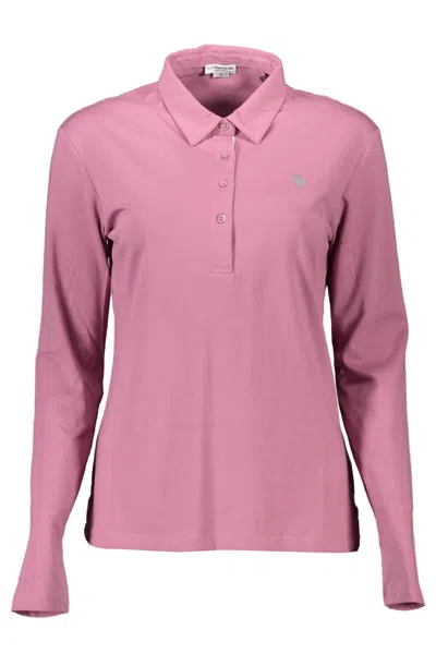 U.s. Polo Assn Pink Cotton Polo Shirt