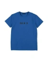 Daniele Alessandrini Babies'  Toddler Boy T-shirt Blue Size 4 Cotton, Elastane