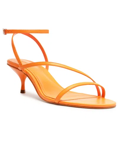 Schutz Women's Helene Stiletto Dress Sandals In Orange