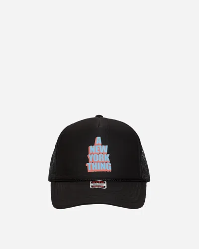 Anything Stacked Trucker Hat In Black