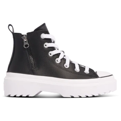 Converse Kids' Girls  Chuck Taylor All Star Lugged Lift In White/black/black