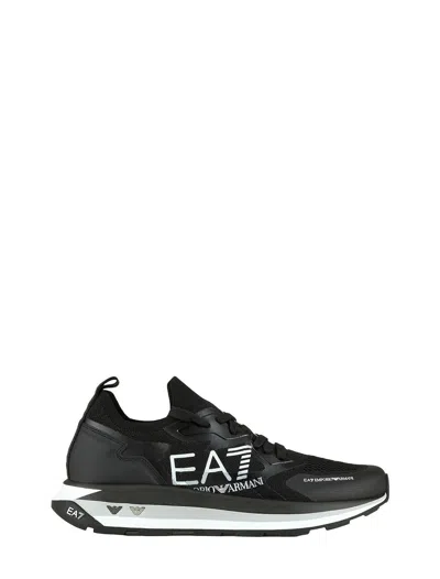 Ea7 Sneakers In Black+white