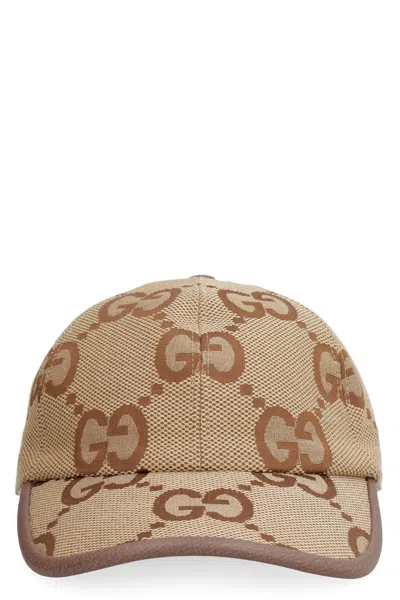 Gucci Jumbo Gg Baseball Hat In Camel