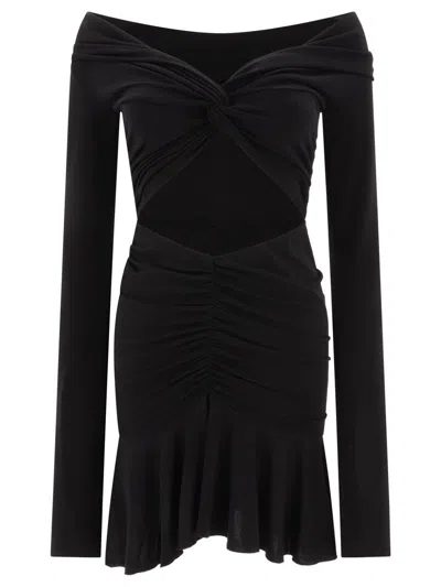 The Andamane "natalia Mini" Dress In Black
