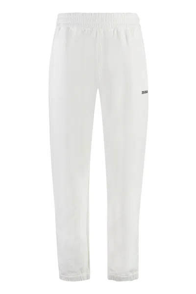 Zegna Cotton Track-pants In White