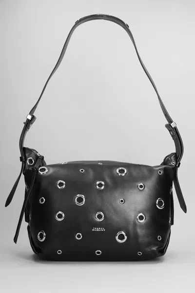 Isabel Marant Leyden Shoulder Bag In Black Leather
