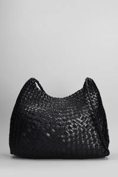 Dragon Diffusion Big Santa Croce Leather Bag In Black