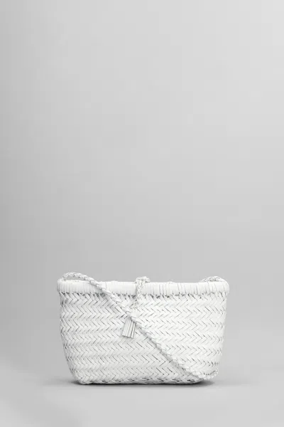 Dragon Diffusion Minsu Woven Shoulder Bag In White