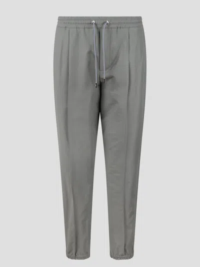 Dior Drawstring Track Trousers In Grey