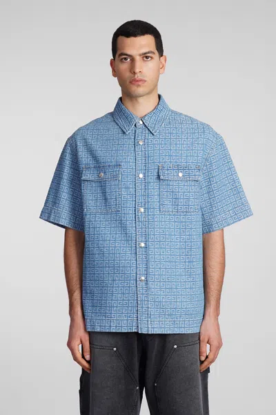 Givenchy Cotton Shirt In Blue
