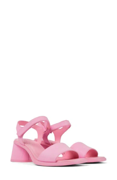 Camper Kiara 65mm Leather Sandals In Lt/ Pastel Pink