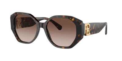Ralph Lauren Women's Sunglasses, The Juliette Rl8220 In Brown Gradient