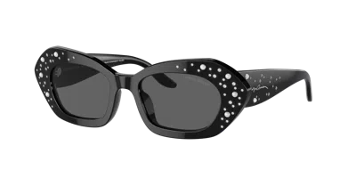 Giorgio Armani Woman Sunglass Ar8213bu In Dark Grey