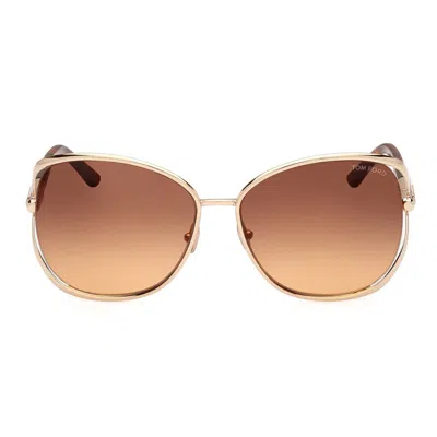 Tom Ford Eyewear Sunglasses In Gold