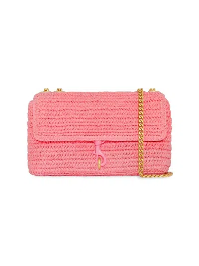 Rebecca Minkoff Edie Medium Crossbody Bag In Rose