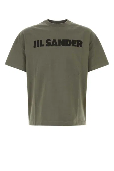 Jil Sander T-shirt In Green