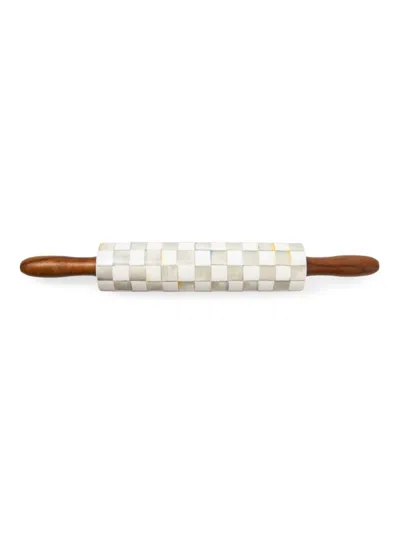 Mackenzie-childs Sterling Check Rolling Pin In Multi