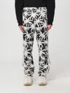 Palm Angels Palm Print Jogging Trousers Men In Black