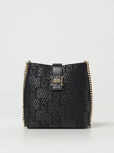 Elisabetta Franchi Shoulder Bag In Black