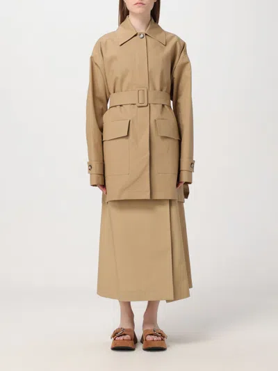 Sportmax Virgin Coat In Beige