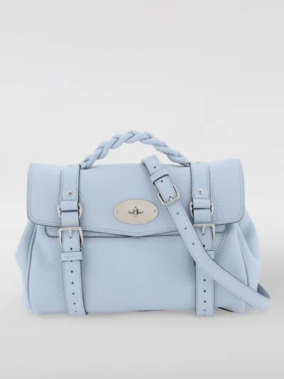 Mulberry Alexa Leather Tote Bag In Blue