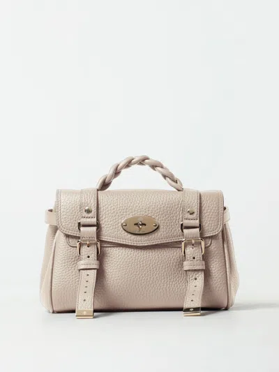 Mulberry Alexa Grained Leather Mini Bag In White