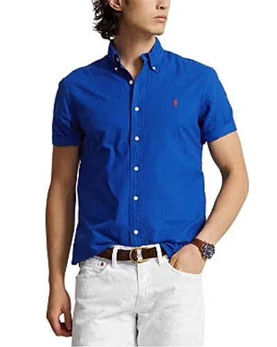 Polo Ralph Lauren Men's Classic-fit Garment-dyed Oxford Shirt In Saphire Star