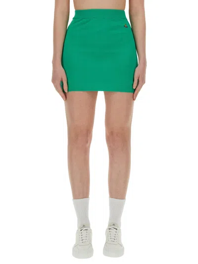 Vivienne Westwood Dpp-skirt Mini Bea In Green