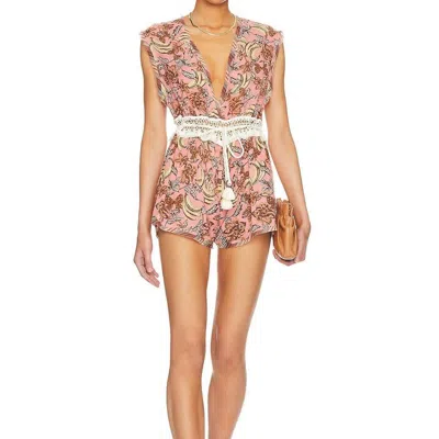 Free People X Intimately Fp Watching Waves Romper In Pink