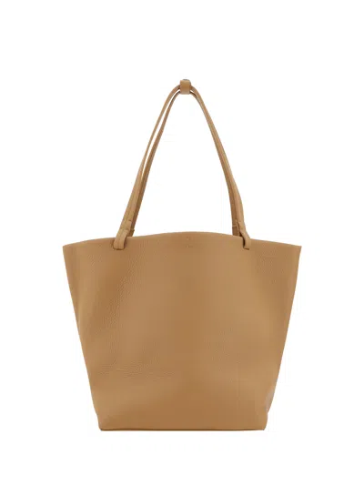 The Row Park Tote Bag In Cinnamon Ans
