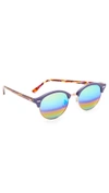 RAY BAN CLUB ROUND SUNGLASSES,RAYBN40413