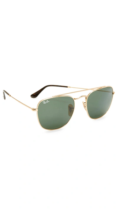 Ray Ban Ray-ban Rb3136 Arista Sunglasses In Green Classic G-15