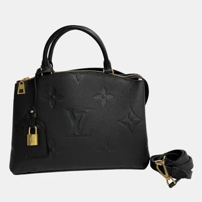 Pre-owned Louis Vuitton Black Empreinte Leather Petit Palais Pm Shoulder Bag