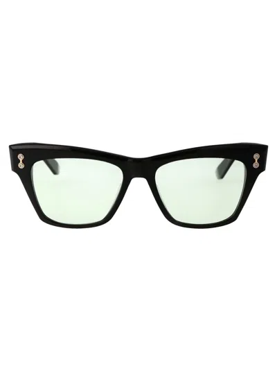 Akoni Sagitta Glasses In Black Crystal