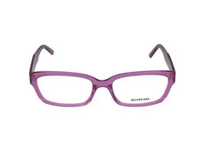 Balenciaga Eyeglasses In Pink Pink Transparent