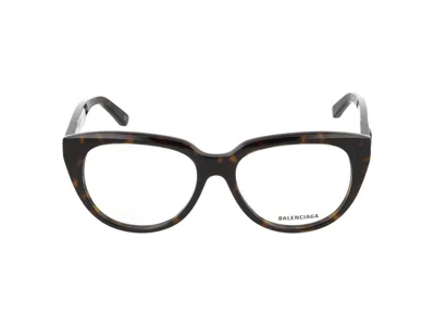 Balenciaga Eyeglasses In Havana Havana Transparent