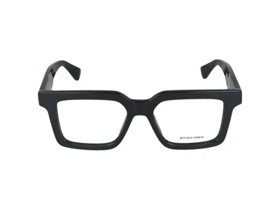 Bottega Veneta Eyeglasses In Black Black Transparent