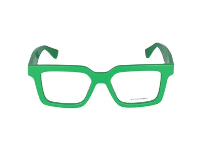 Bottega Veneta Eyeglasses In Green Green Transparent