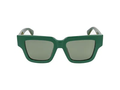 Bottega Veneta Sunglasses In Crystal Green