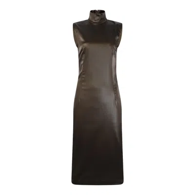 Dolce & Gabbana Dresses In Dark Brown