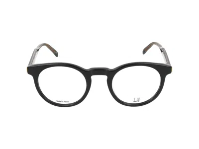 Dunhill Eyeglasses In Black Black Transparent